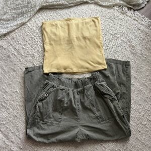 H&M Green Cargo Pants